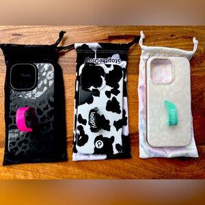 3 Loopy cases for IPhone 13Pro with extra loopy bands